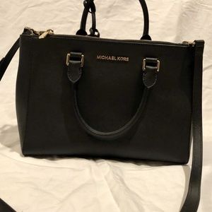 Michael Kors Black Leather Purse